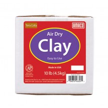 Amaco Airdry Clay Terracotta - Havada Kuruyan Kırmızı Kil 4,5 Kg