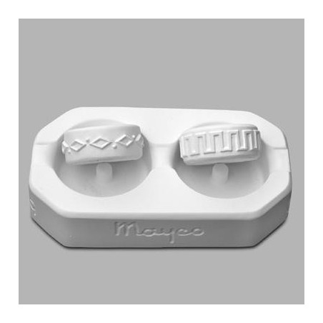 CD-1079 Mayco 2 Şekilli Rulo Alçı Baskı Kalıp