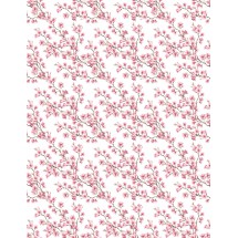 Sır Üstü Renkli Dekal Cherry (Kiraz Çiçekleri-Sakura) D-204 (23x28cm)