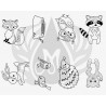 DSS-161 Woodland Critters Mayco Designer Silk Screen - İpek Baskı (Serigrafi) 30x38 cm Orman Canlıları DSS-161 Woodland Critters Mayco Designer Silk Screen - İpek Baskı (Serigrafi) 30x38 cm Orman Canlıları