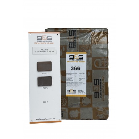 G&S 366 Seramik Vakum Çamuru Kahverengi / Siyah - 10 Kg