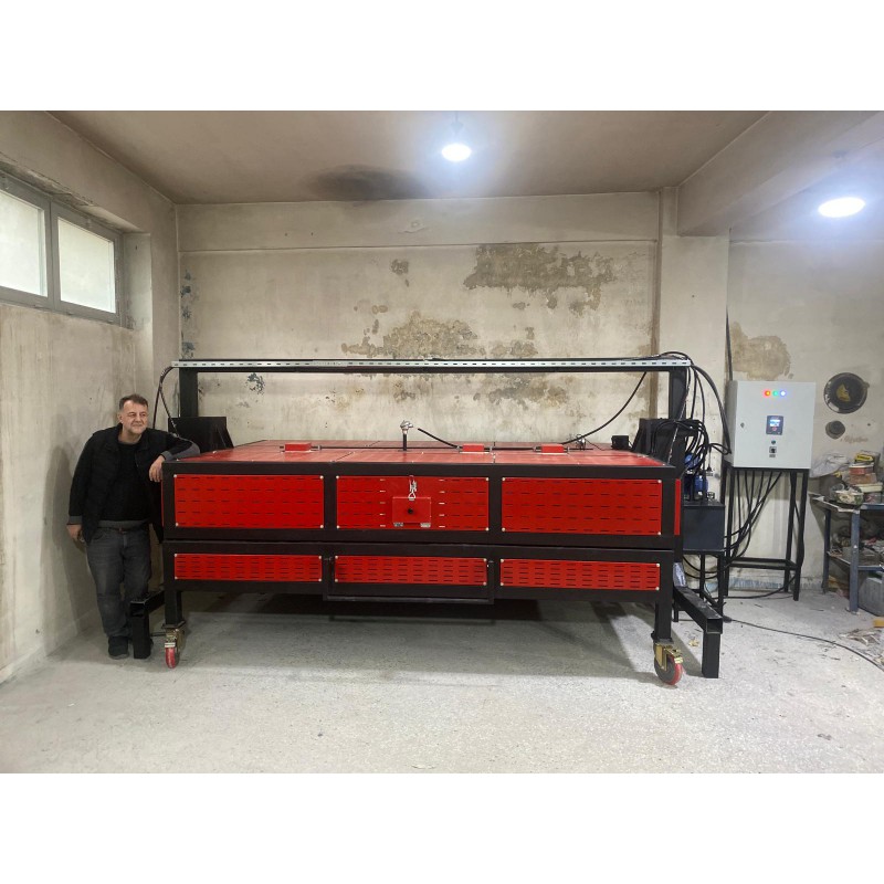 Cam Füzyon Fırını Arabalı Sistem Cam Füzyon Fırını Arabalı Sistem