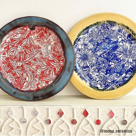 Sır Altı Dekal Flower 1 (Çiçek 1) D-52 (23x16cm)