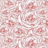 Sır Altı Dekal Rose Buds (Gül Goncaları) D-107 (23x16cm)