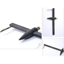 Ayarlanabilir Plastik Daire Çamur Kesme Aleti 18x4cm YN-GJ014