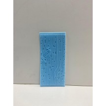 Mavi Silikon Desenli Çamur Baskı Kalıbı (Tekli)