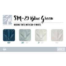 SM-29 Blue Green Satin Matte (Petrol Yeşili Yarı Mat) Amaco Yüksek Isı Sır 473mL