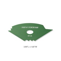 Xiem Tools Edger Rib Kenar Şekillendirme Sistresi (S) Küçük Yeşil-2 ER2S-10510