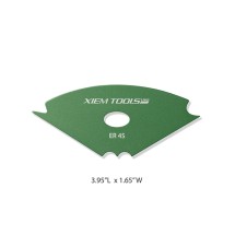 Xiem Tools Edger Rib Kenar Şekillendirme Sistresi (S) Küçük Yeşil-4 ER4S-10512