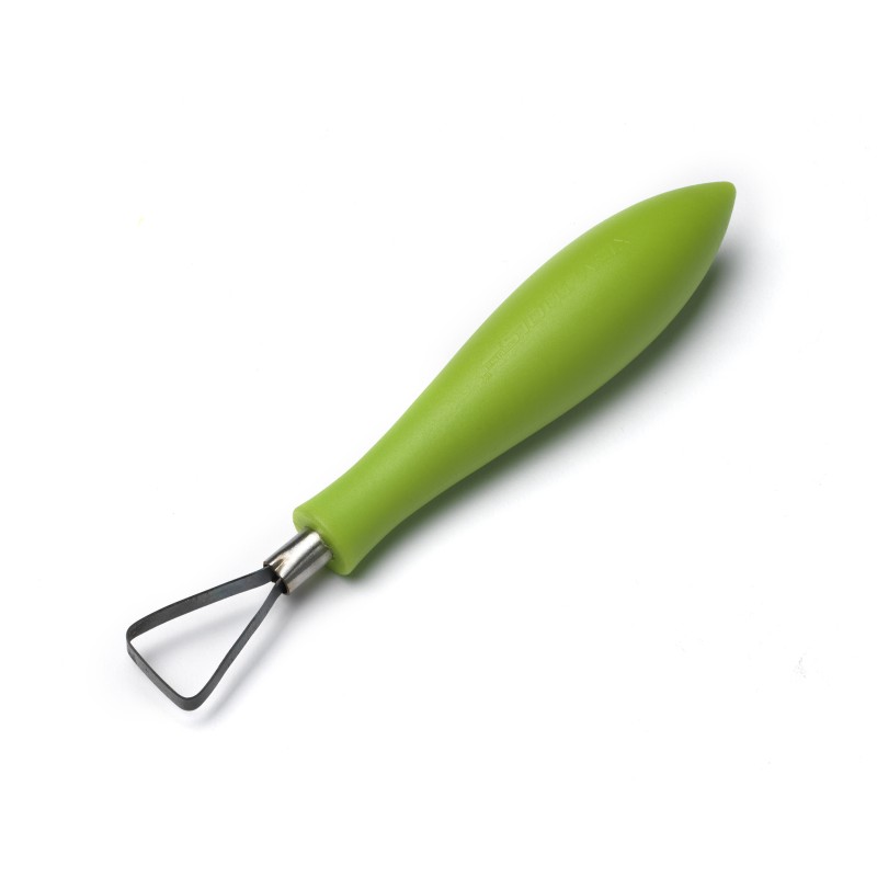 Xiem Tools Yeşil Üçgen Düz Uçlu Oyma Aleti (M) ltt02-10302