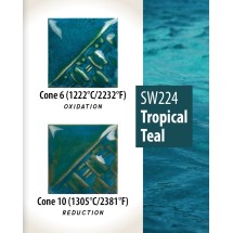 SW-224 Tropical Teal Mayco Stoneware 1190-1285°C 473mL