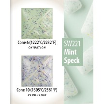 SW-221 Mint Speck Mayco Stoneware 1190-1285°C 473mL