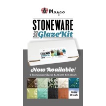 Mayco 2025 Stoneware Seti Yeni 9 Renk ve Fırın Astarı 4oz-118mL