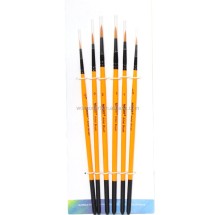 Turuncu Yuvarlak Fırça Seti 6 Parça WN-6O-A