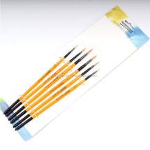 Turuncu Yuvarlak Fırça Seti 6 Parça WN-6O-A