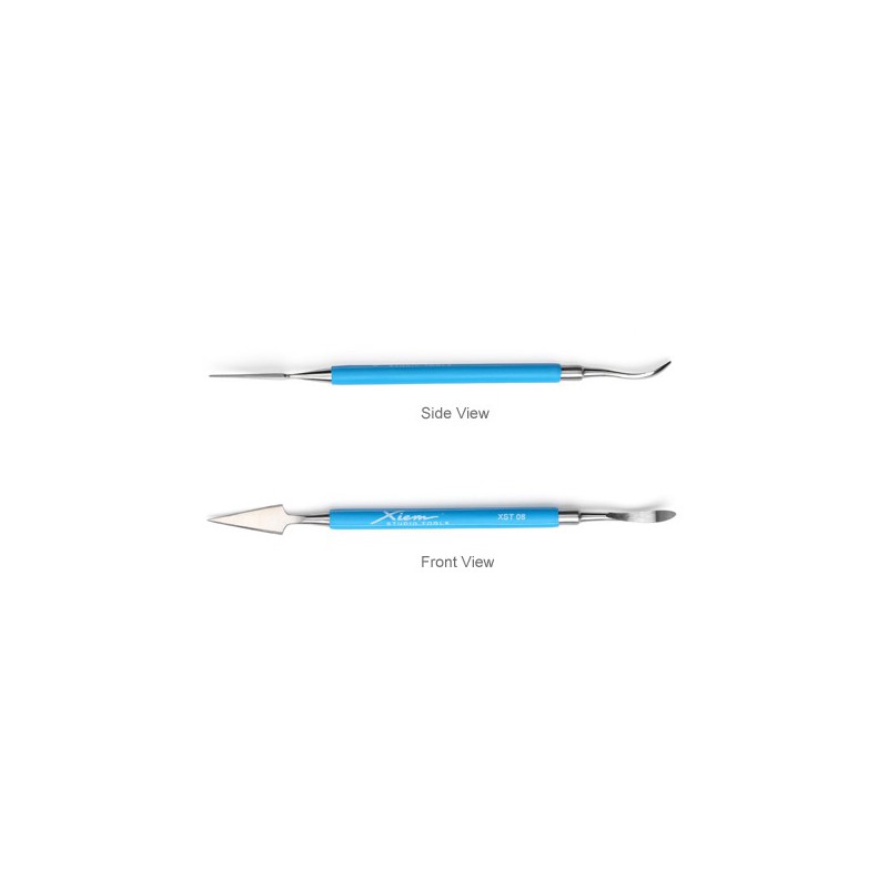 Xiem Tools Modelaj Kalemi Üçgen Bıçak ve Oval Uçlu xst08-10140