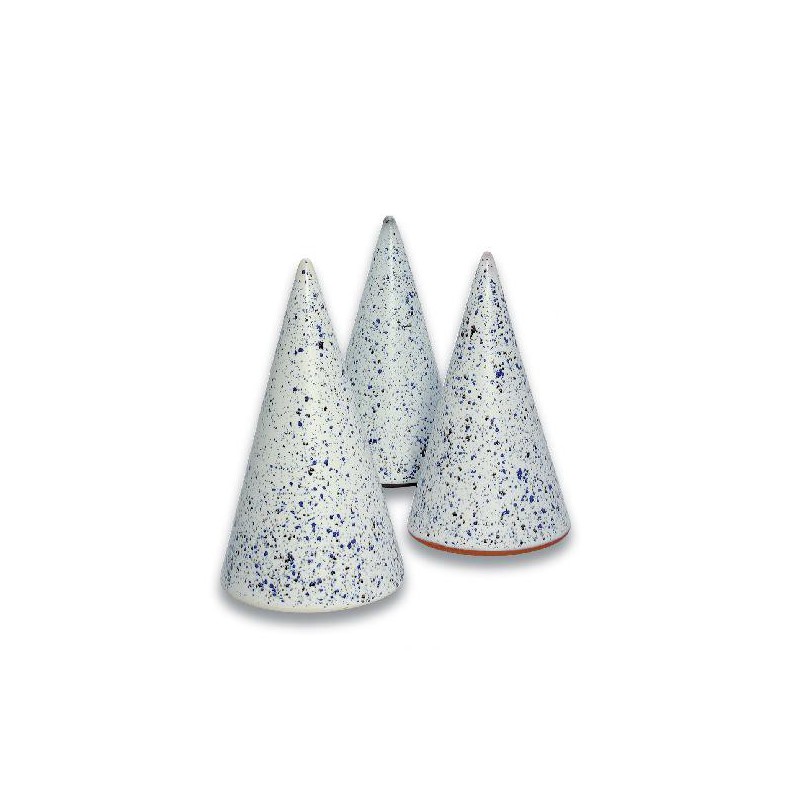7852 / 352 Meteorite (Renkli Benekli Saten Beyaz) Terra Color Toz Sır