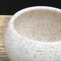 9886 Botz Stoneware Speckle Cream (Kahve Benekli Opak Beyaz) 1220-1250°C