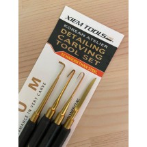 Xiem Tools Kore Titanyum Detay Oyma Seti Ultra Keskin Uçlu 4lü xst33-10407