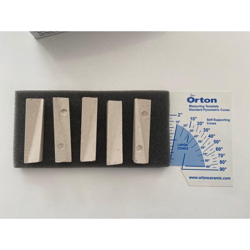 LRB 10 1280°C Cones Orton / Sıcaklık Ölçüm Konisi 1280°C( Pramit )