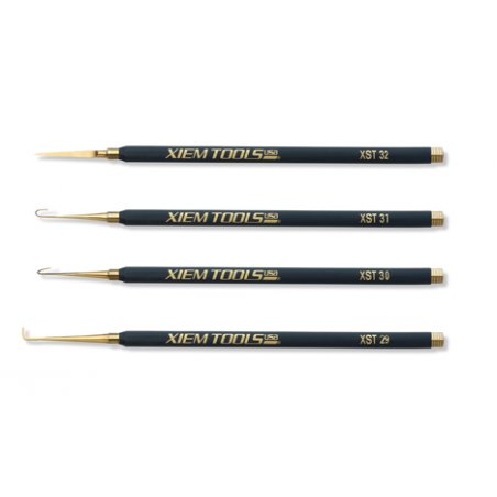 Xiem Tools Kore Titanyum Detay Oyma Seti Ultra Keskin Uçlu 4lü xst33-10407