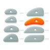 Xiem Tools Yumuşak Turuncu Silikon Sistre 6 Numara scr6-o-10198