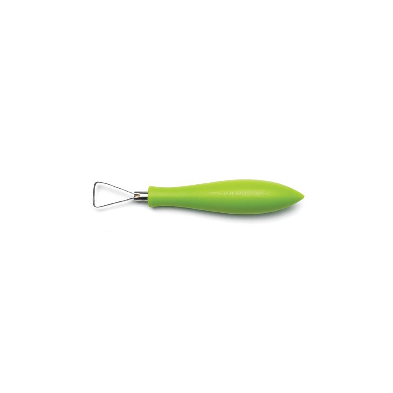 Xiem Tools Yeşil Üçgen Düz Uçlu Oyma Aleti (M) ltt02-10302