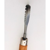 Xiem Tools Kanca Uçlu Dar/Geniş Tırtıklı Seramik Şekillendirme Aleti (L) psr10-10434