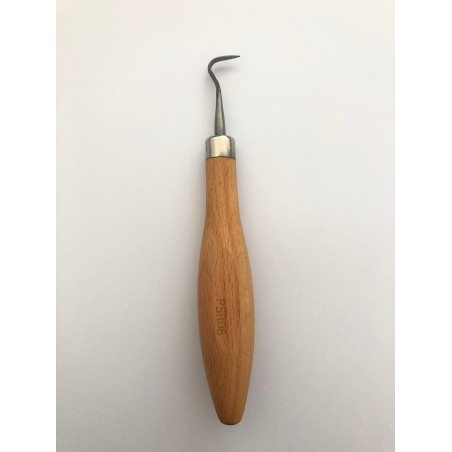 Xiem Tools Kanca Uçlu Düz / Tırtıklı Seramik Şekillendirme Aleti (S) psr08-10432