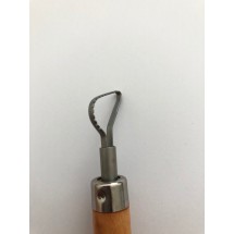 Xiem Tools Damla Uçlu Düz / Tırtıklı Seramik Şekillendirme Aleti (S) psr06-10430