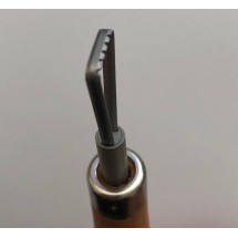 Xiem Tools Üçgen Uçlu Düz / Tırtıklı Seramik Şekillendirme Aleti (S) psr01-10425