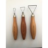 Xiem Tools Üçgen Uçlu Düz / Tırtıklı Seramik Şekillendirme Aleti (S) psr01-10425 Xiem Tools Üçgen Uçlu Düz / Tırtıklı Seramik Şekillendirme Aleti (S) psr01-10425