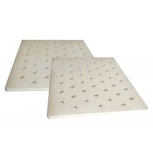 Kordierit Delikli Fırın Plakası 500X500X15MM