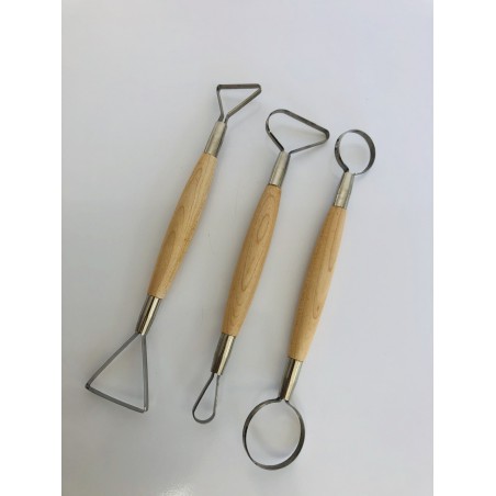 3 Parça Ç.Taraflı Modelleme ve Dip Alma Seti 25cm C-08
