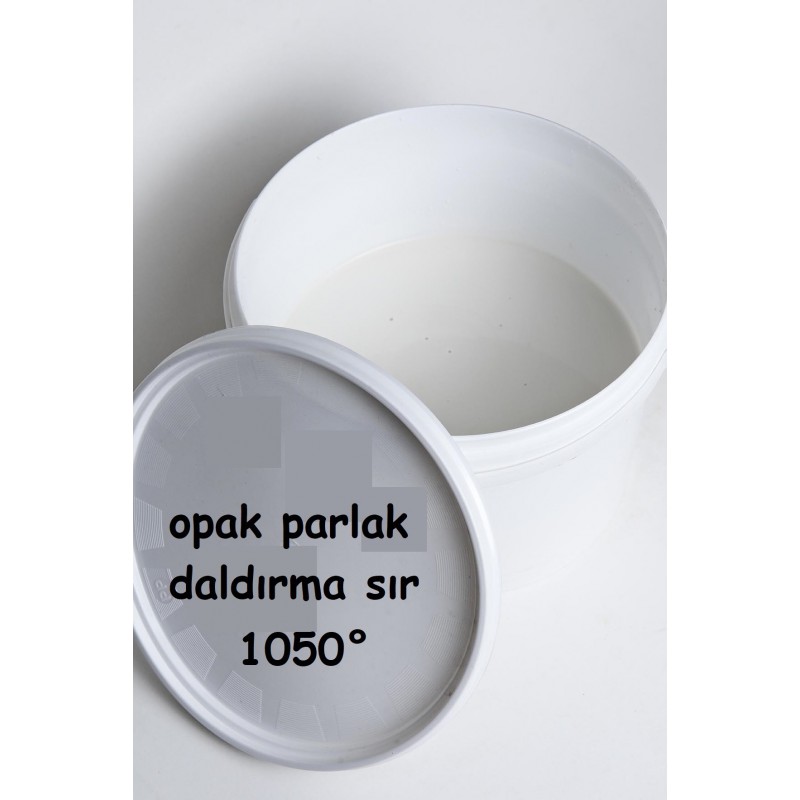 OPK-1050 Beyaz (Opak) Parlak 1050° Endüstriyel Daldırma Seramik Sırı