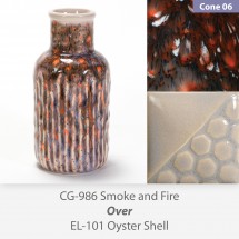 EL-101 Oyster Shell Mayco Element Artistik Sır 1000–1220°C