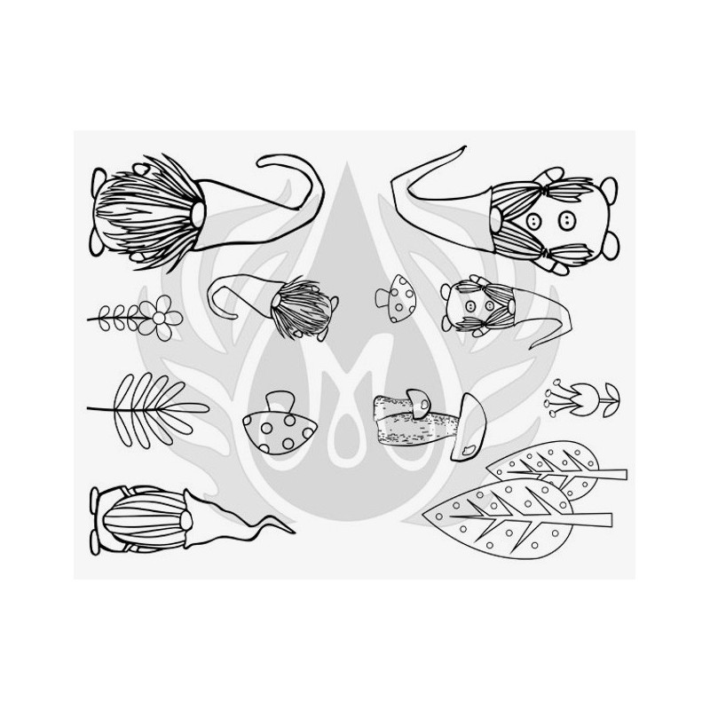 DSS-159 Gnomeland Mayco Designer Silk Screen - İpek Baskı (Serigrafi) 30x38 cm Cüceler DSS-159 Gnomeland Mayco Designer Silk Screen - İpek Baskı (Serigrafi) 30x38 cm Cüceler